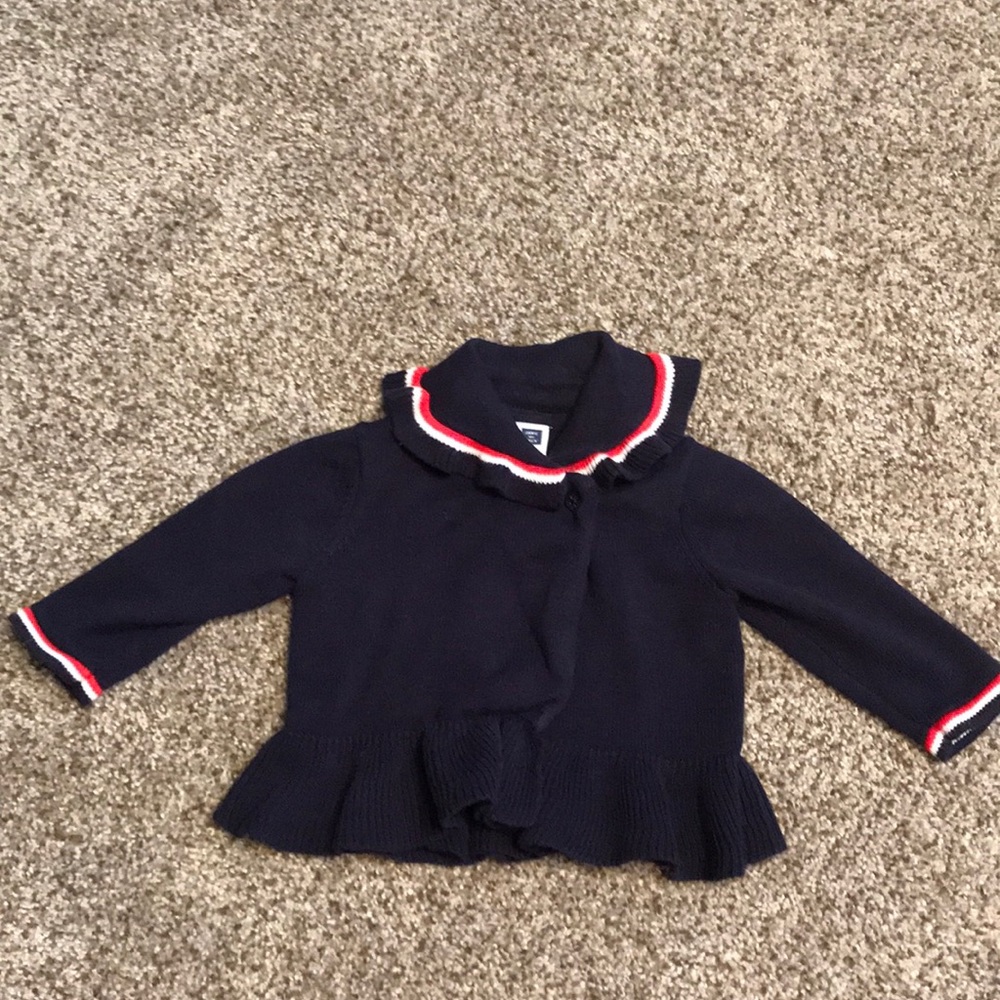 Janie and Jack navy cardigan